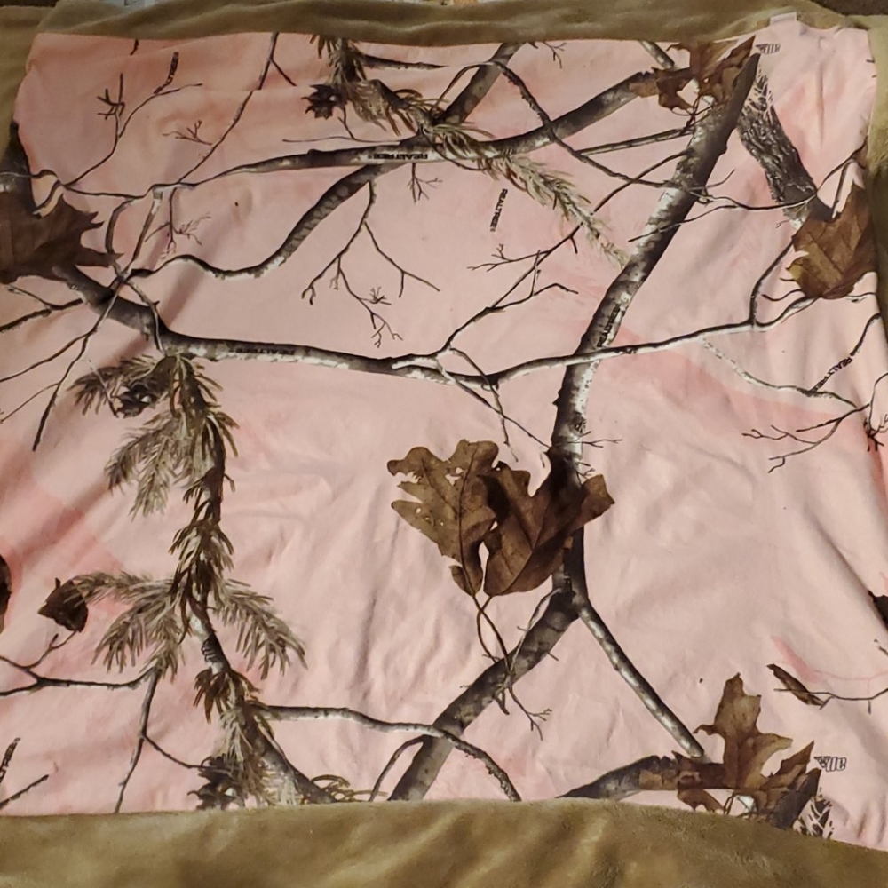 Real tree baby blanket